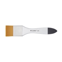 Milan 631 - Pensula plata cu fir sintetic Premium - 40 mm